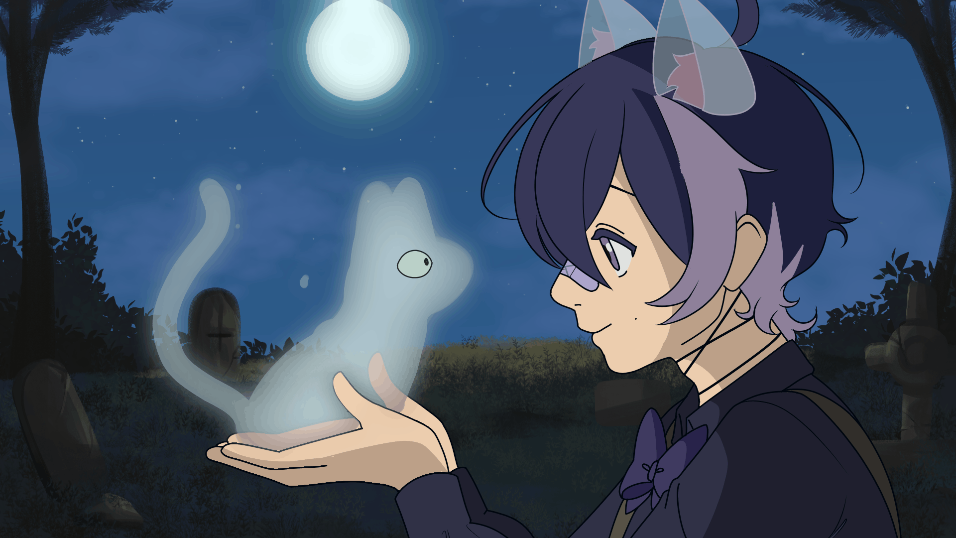 starting screen for grave